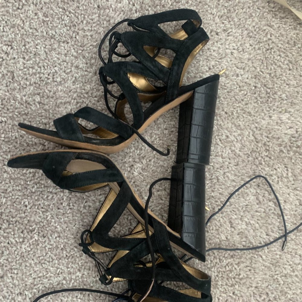 Sam Edelman Lace Up Heeled Sandal